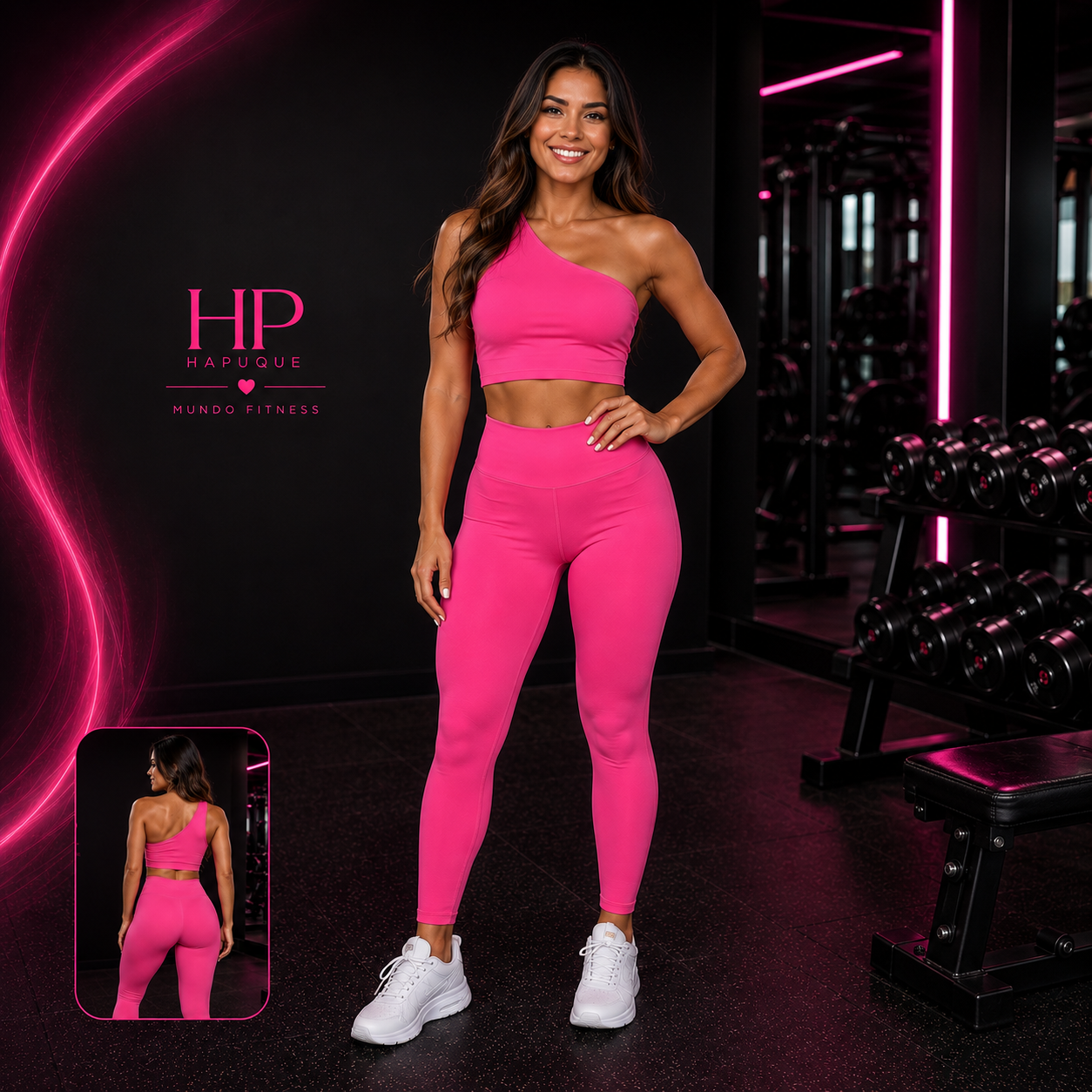 Conjunto Calça Leg e Crepped
